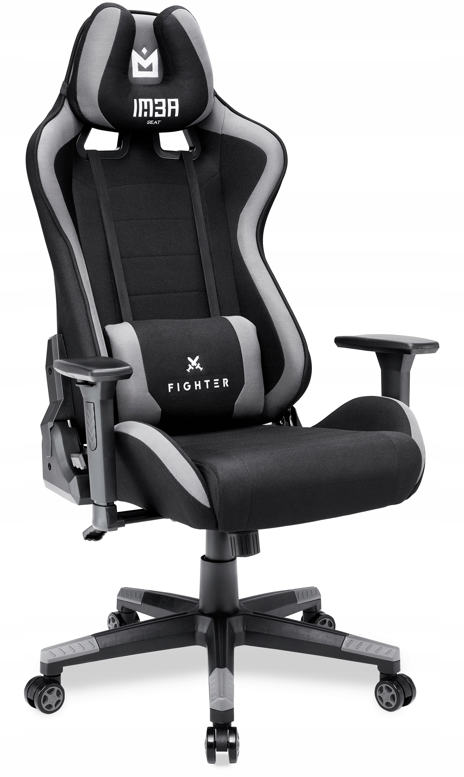 Fotel gamingowy biurowy krzesło gracza Tkanina