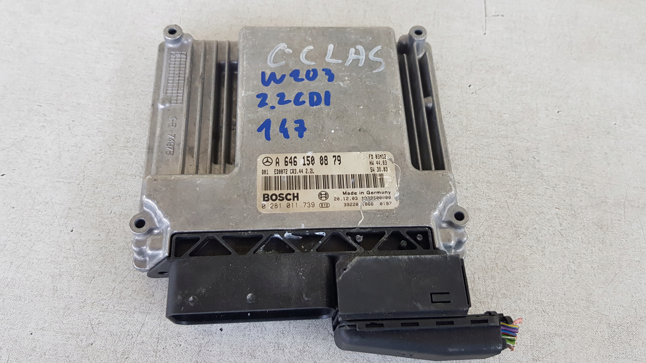 KOMPUTER MERCEDES W203 2.2 CDI [147]