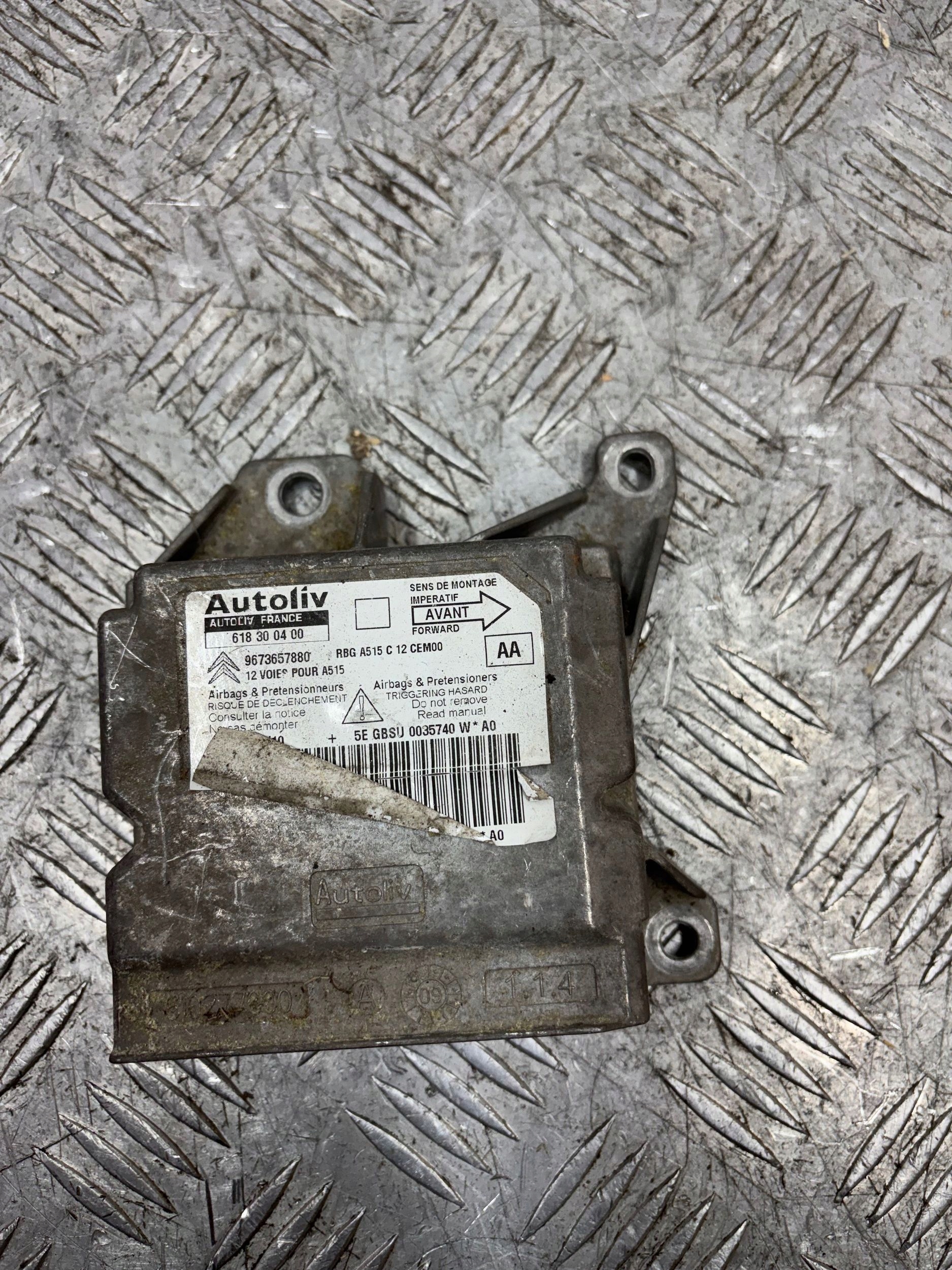 Bedienteil SENSOR AIRBAG CITROEN C3 9673657880