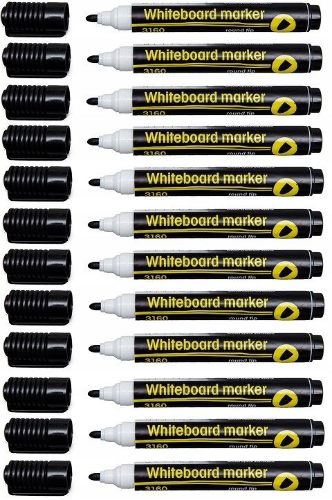 Marker markery do tablic suchościeralny czarny