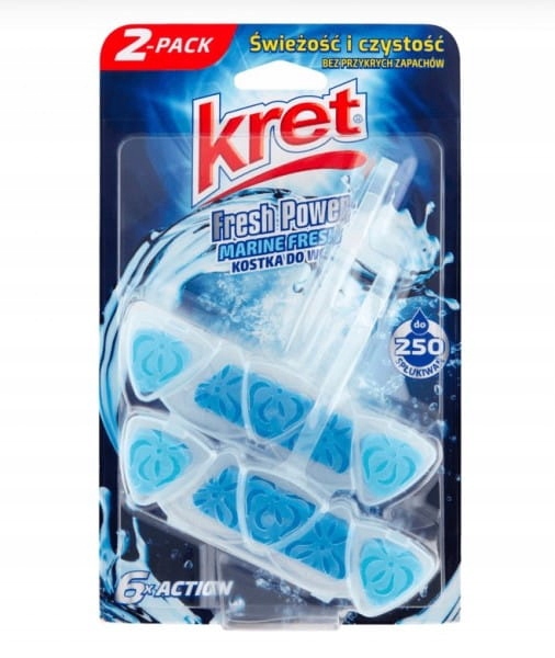 

Kret Kostka do Wc 2x40g Marine Fresh