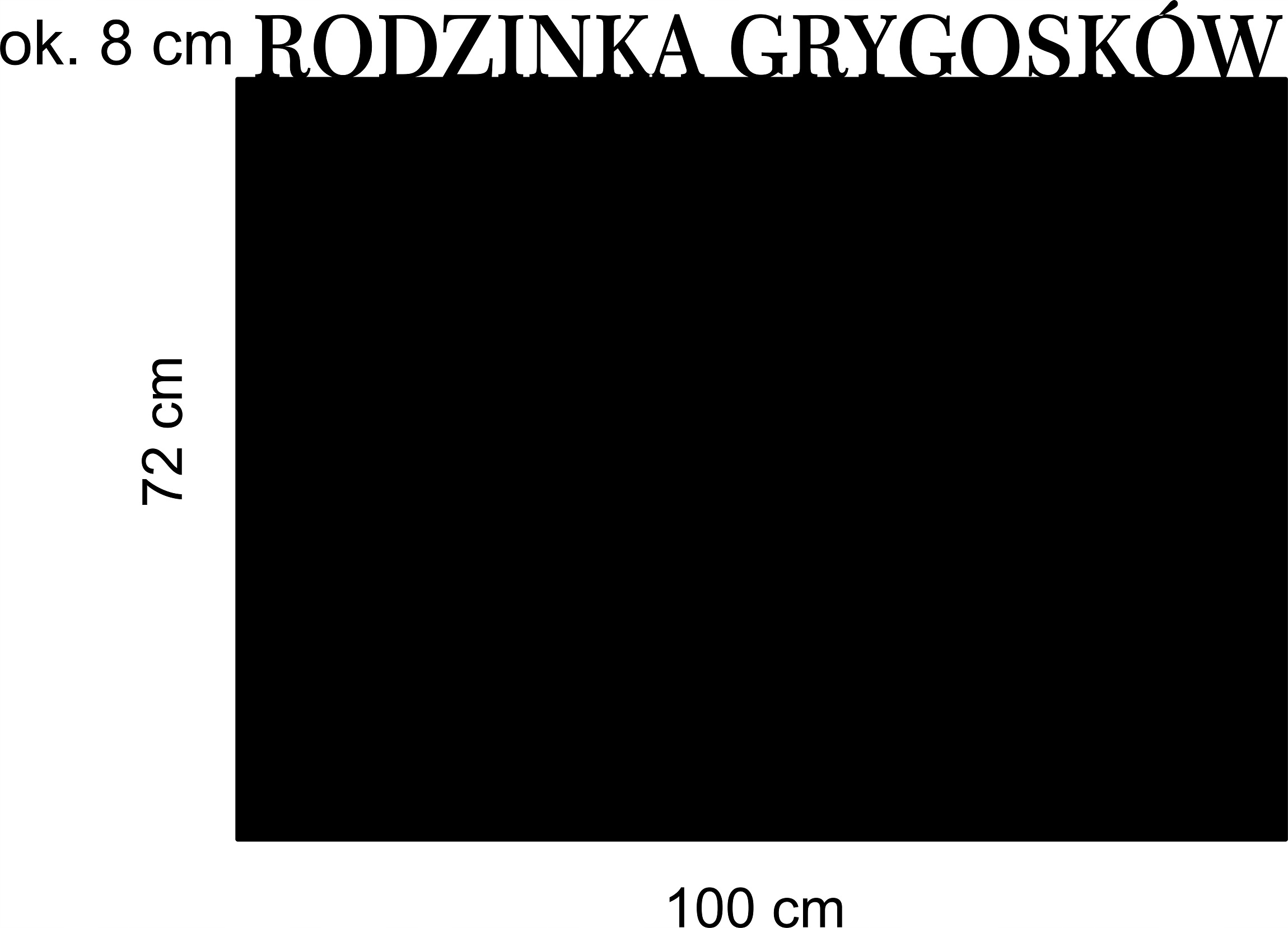 na magnety Velmi Velká tabule obdélníková personalizace 100x80