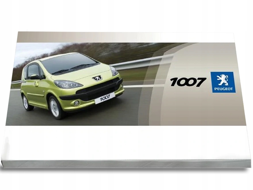 

Peugeot 1007 2005-2009 Instrukcja Obsługi