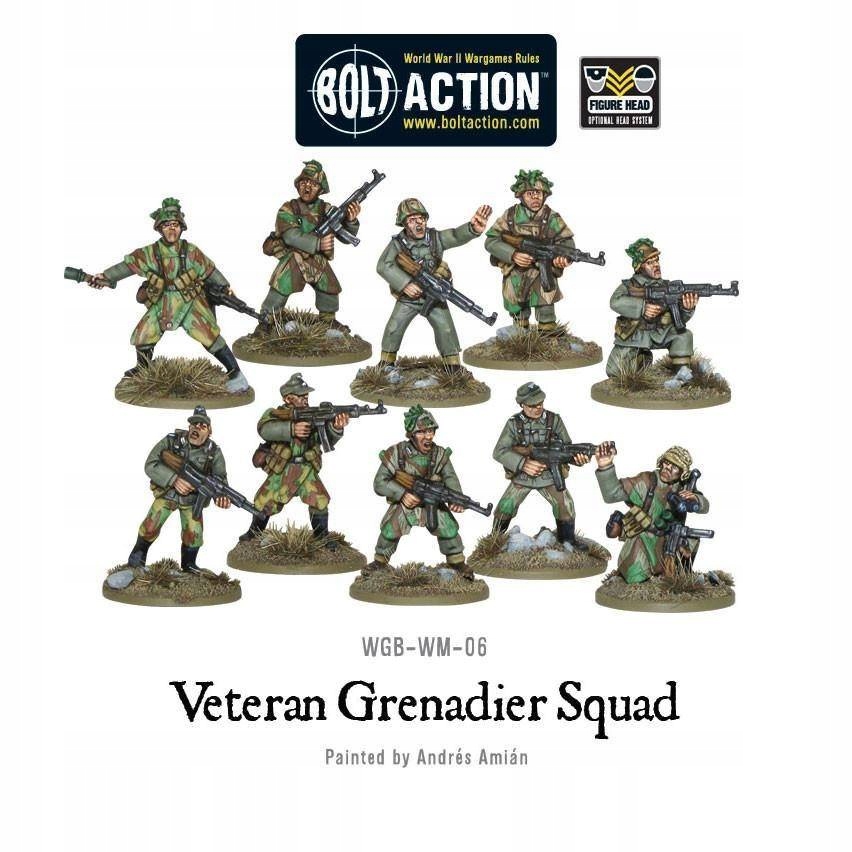 Bolt Action German Veteran Grenadier Squad Stan opakowania oryginalne