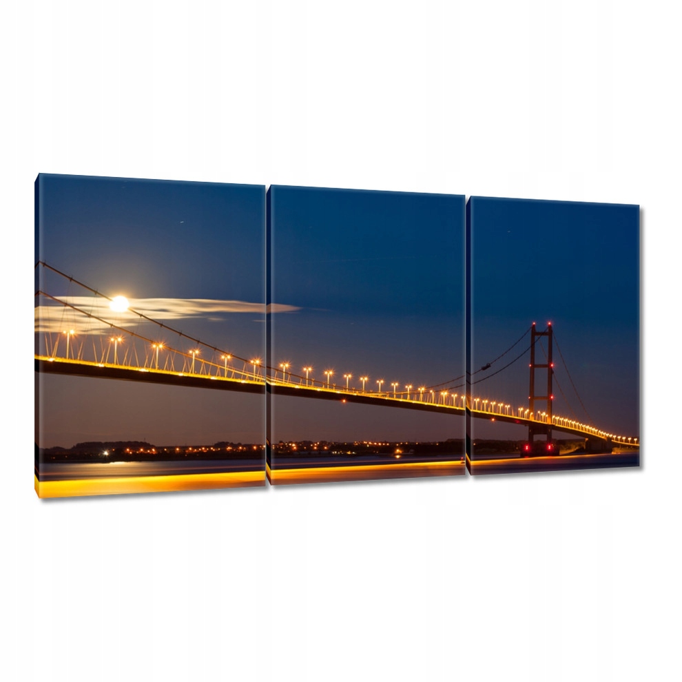 

Obrazy 120x60 Most nocą