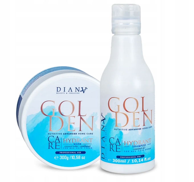 zestaw Golden Blue szampon maska