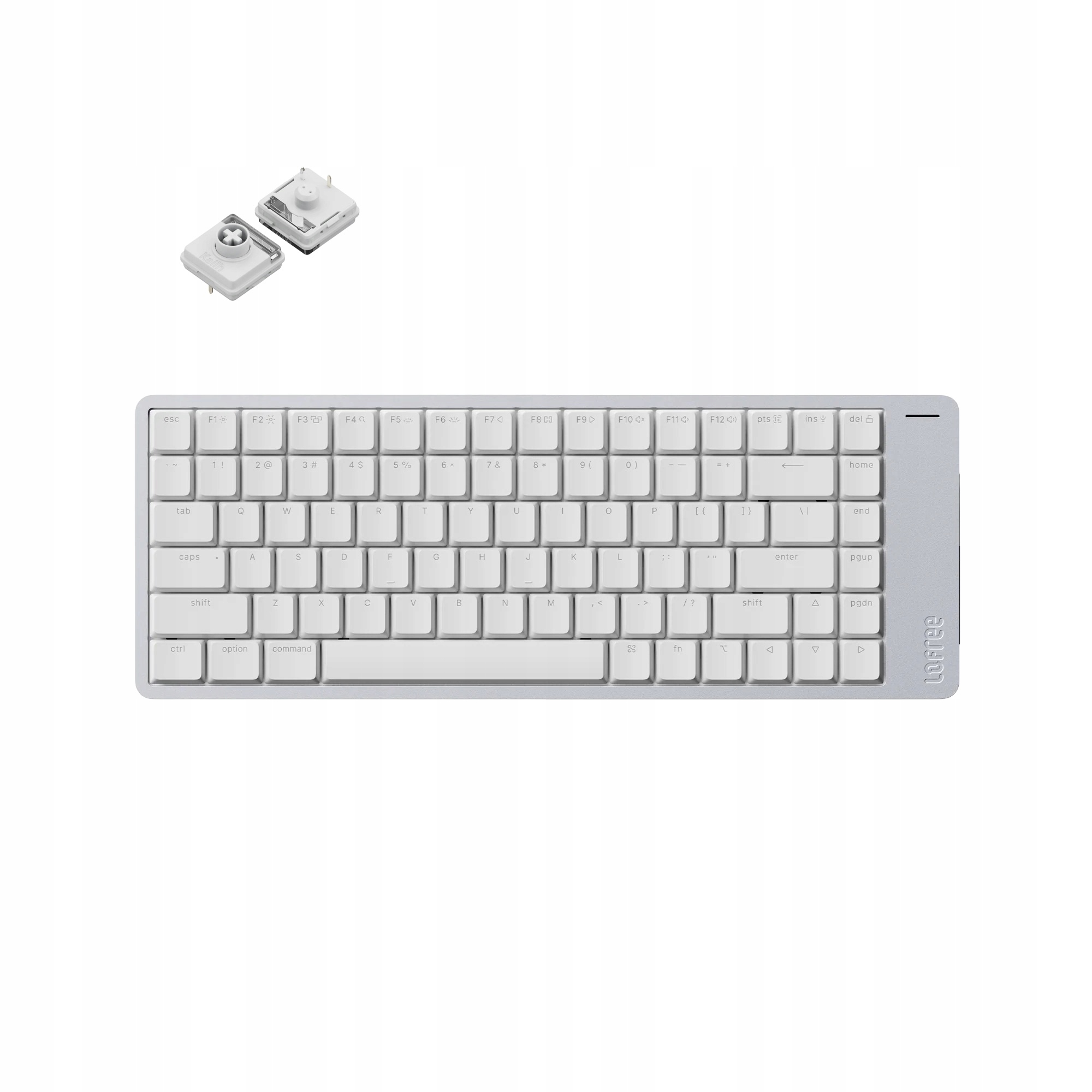 Lofree Flow 2 84 Bezdrátová mechanická klávesnice Silver Surfer Switch