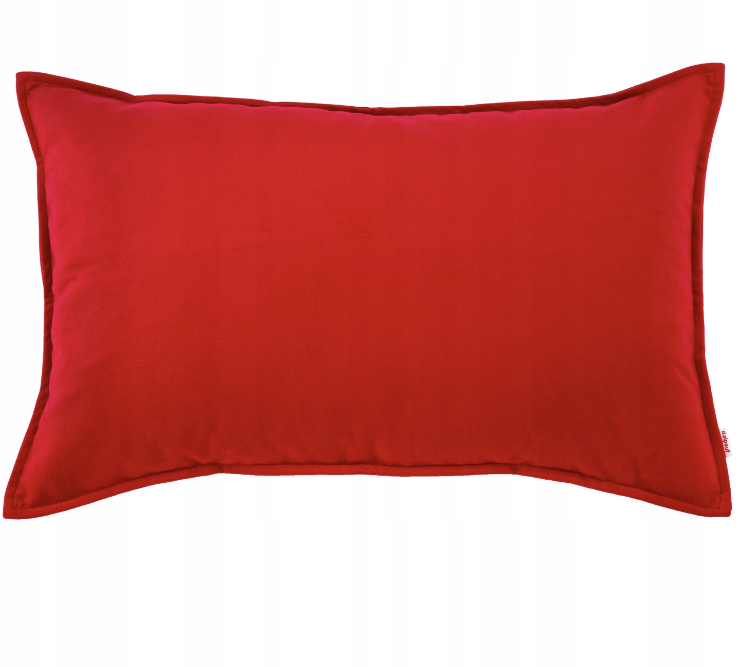 Plyšová dekoratívna poduška červená 45x140