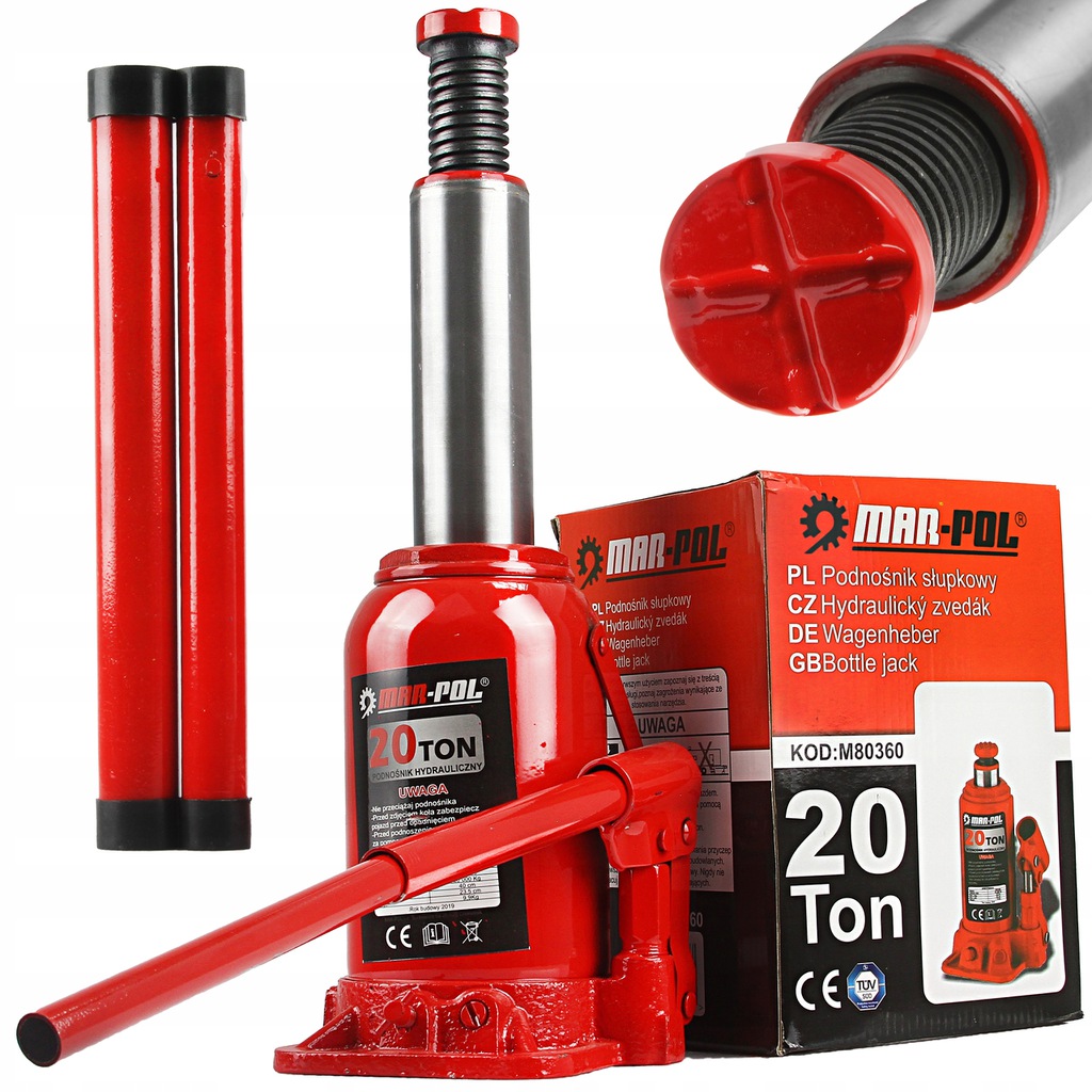 PODNOŚNIK SAMOCHODOWY HYDRAULICZNY SŁUPKOWY 20 T