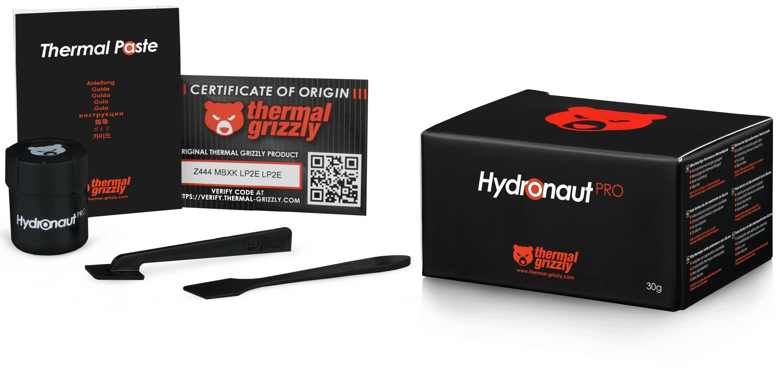 Thermal Grizzly Hydronaut Pro 30 g termovodivá pasta silikónová bez obsahu