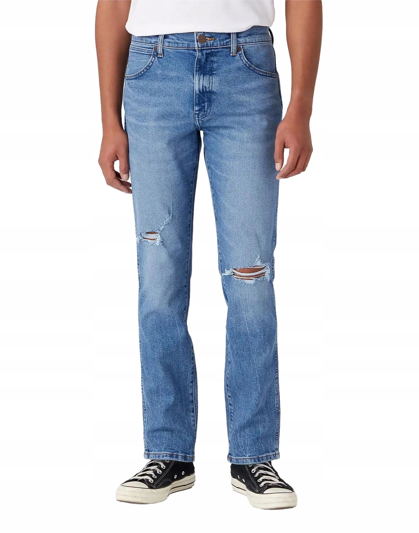 Wrangler Larston Slim Tapered W33 L34 Tropic Thunder W18SYLY87 Díry