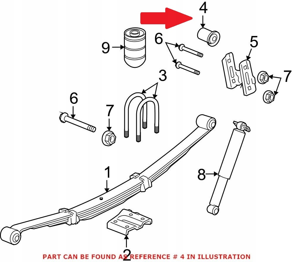 K200802 - Втулка пружины S10 82-03 JIMMY 92-02 H3 06 HOMBRE