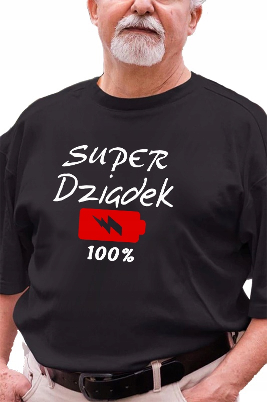 

Koszulka Na Dzień Dziadka Super Dziadek Hit M