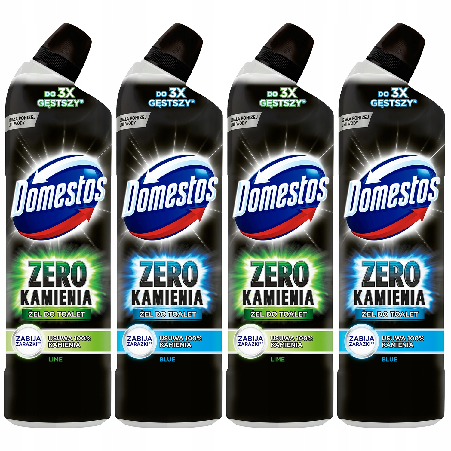 

Domestos Zero Płyn do toalet lime ocean 4x750ml