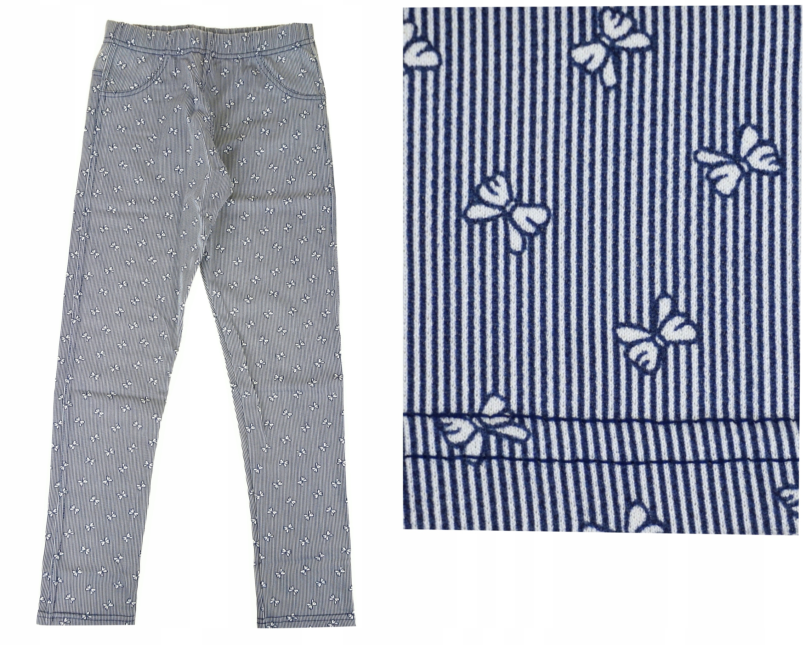 

Calzedonia Legginsy Prążki kokardki 110-116 cm