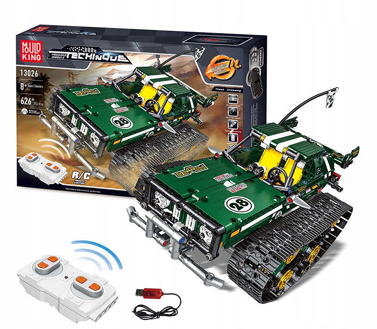 WYŚCIGÓWKA KASKADERSKA KLOCKI TECHNIC ZESTAW KLOCKÓW ZDALNIE STEROWANY AUTO