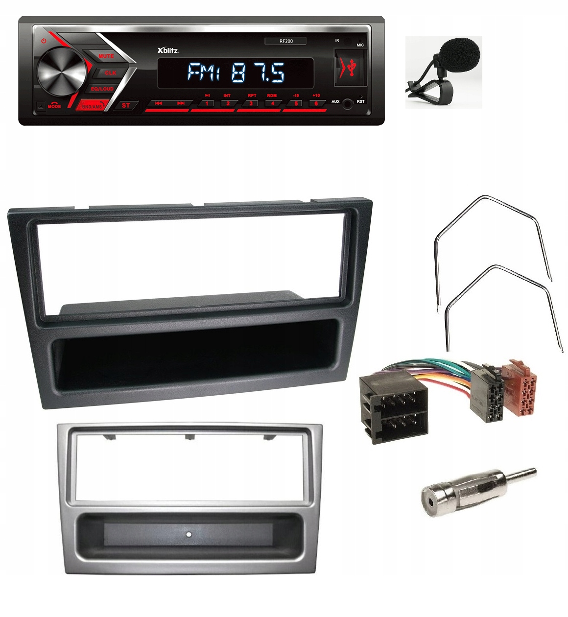 Xblitz rf200 радіо Bluetooth USB AUX OPEL CORSA C