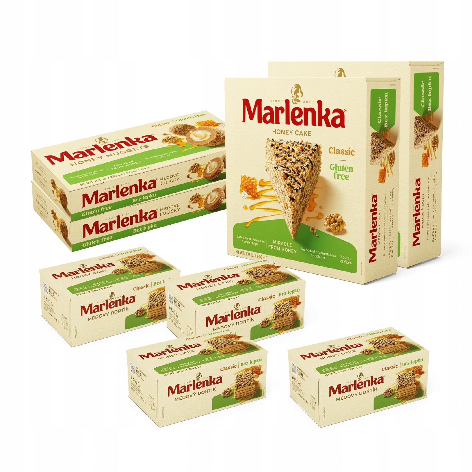 Levně Marlenka Akce 6+2 Bezlepkové produkty mix