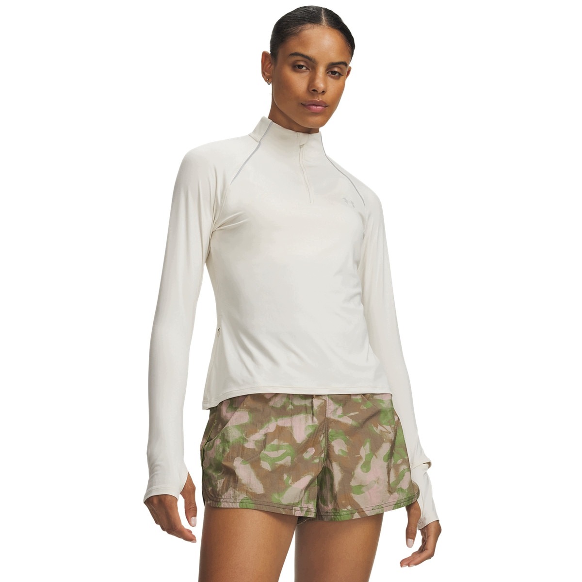 Damska bluza do biegania Under Armour Ua Velociti Half Zip Kremowy M