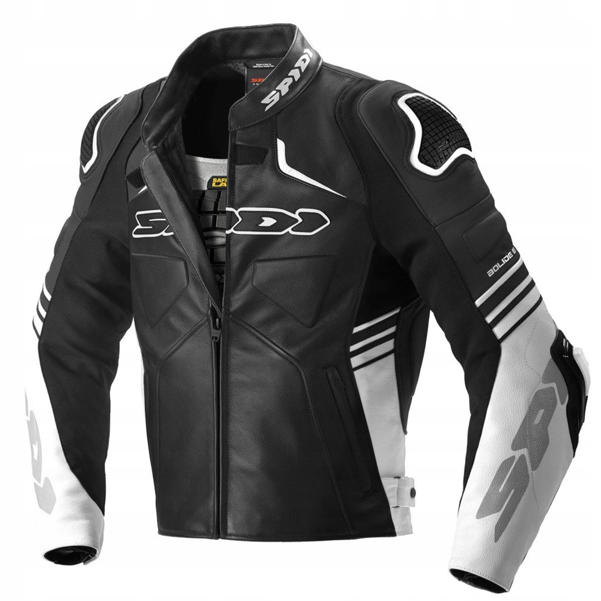 Kurtka skórzana SPIDI Bolide P200 Biała rozm.50