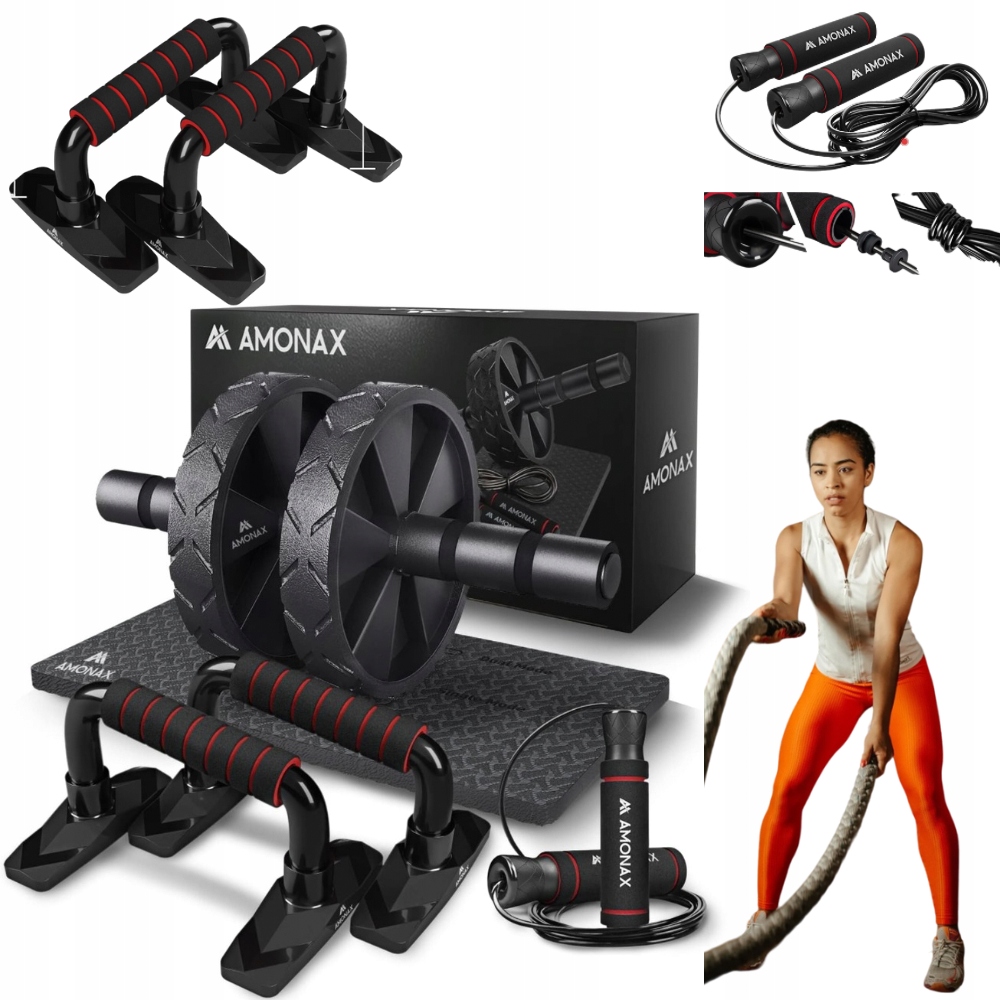 Tréninkový Set 3v1 Pro Cvičení Domácí Fitness Posilovna Kardio Silná