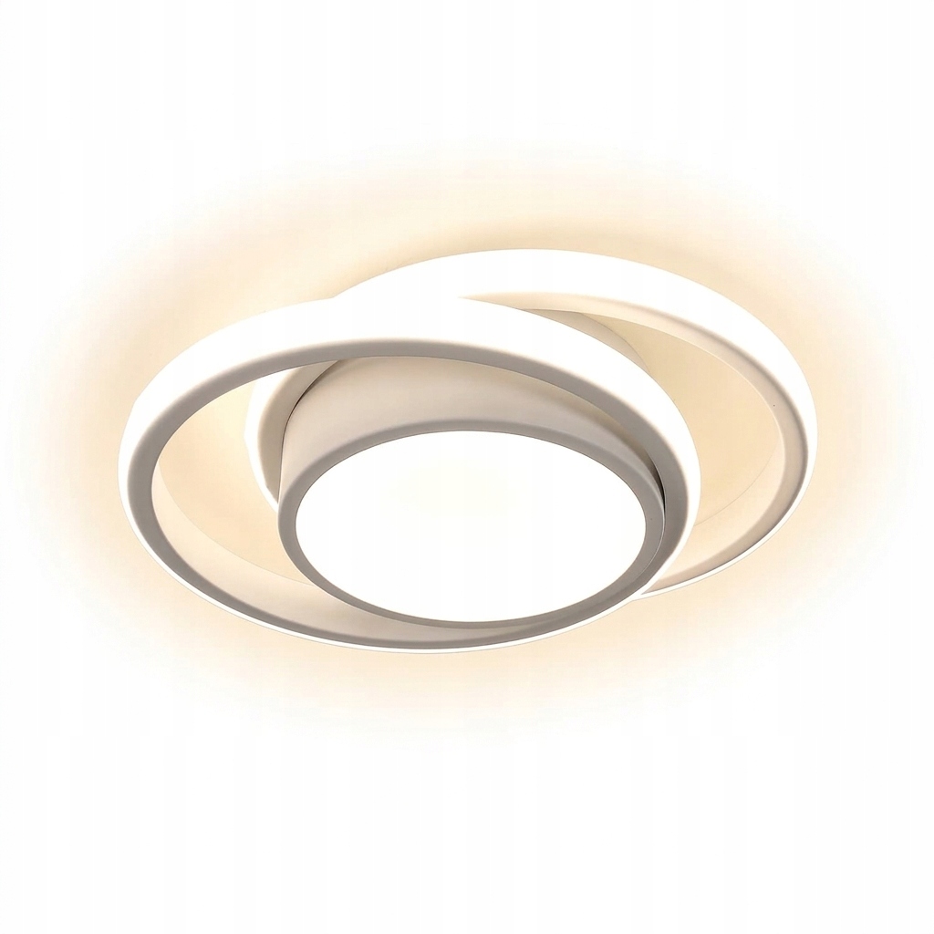 LAMPA SUFITOWA LED PLAFON OKRĄGŁY BIAŁA NOWOCZESNA DO SALONU 32W 4500K