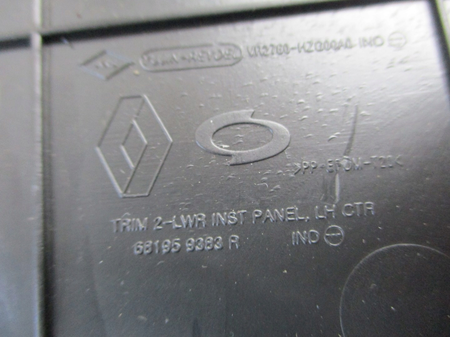 cover plastic RENAULT KOLEOS II