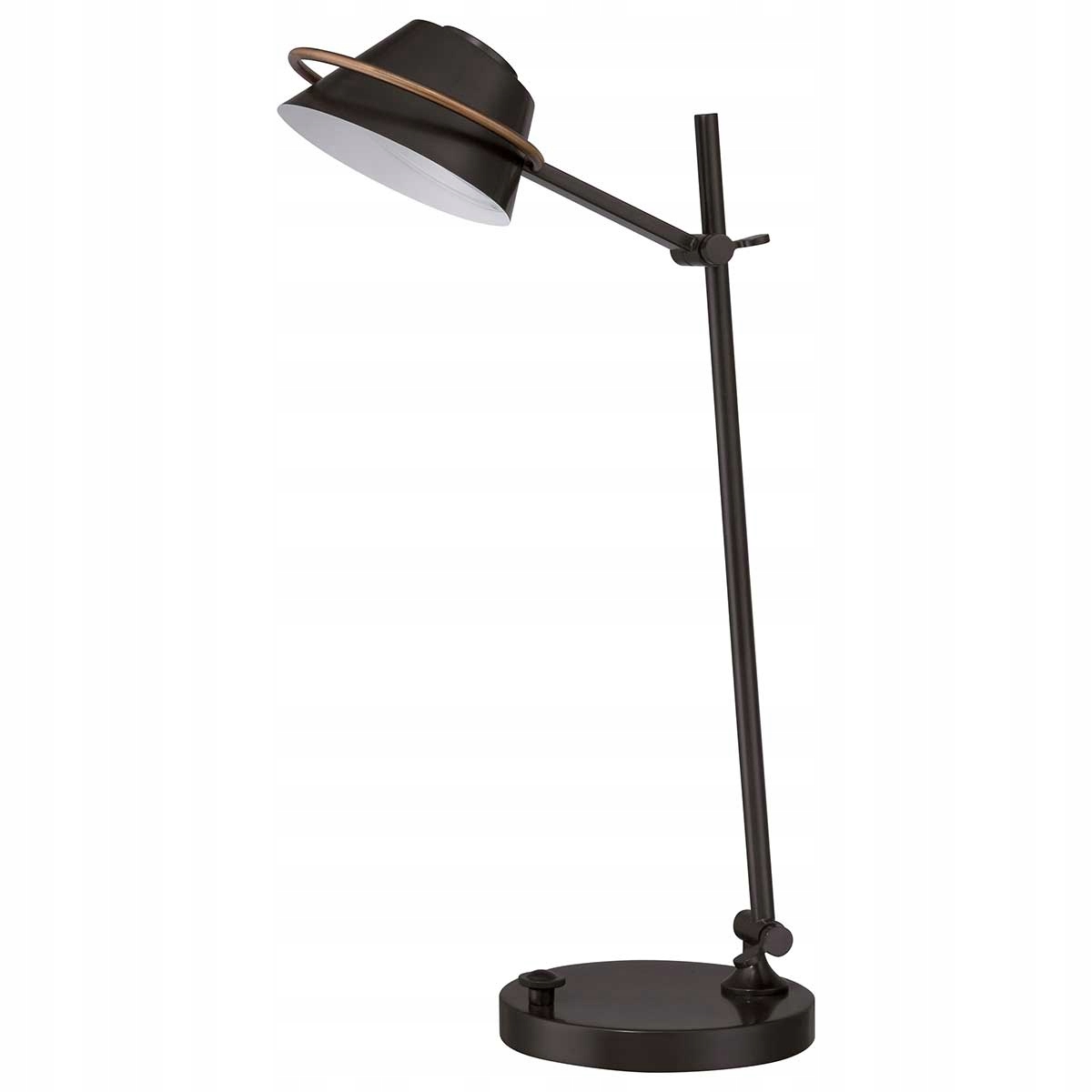 Stolová lampa západná hnedá nastaviteľná Led 7W Spencer Quoizel