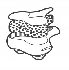 HR BEN siodło czarne + zintegrowany system klipsów Model SIS034