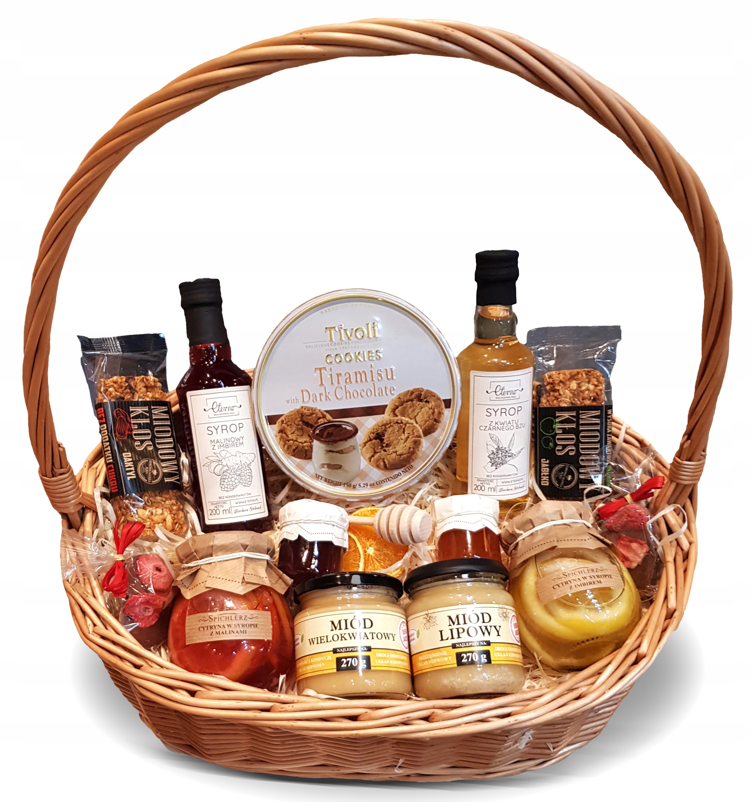 Levně Dárkový Koš Dárek Med Dobroty HERBA8