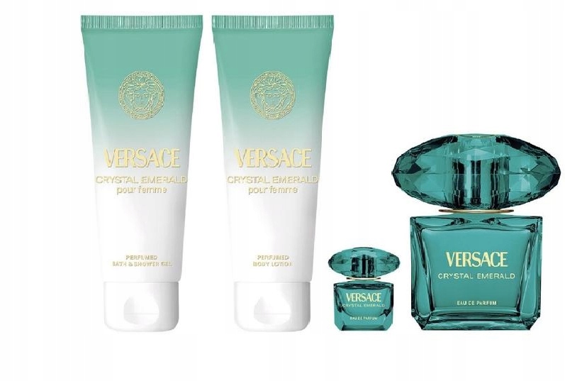 Zestaw Versace Crystal Emerald woda perfumowana