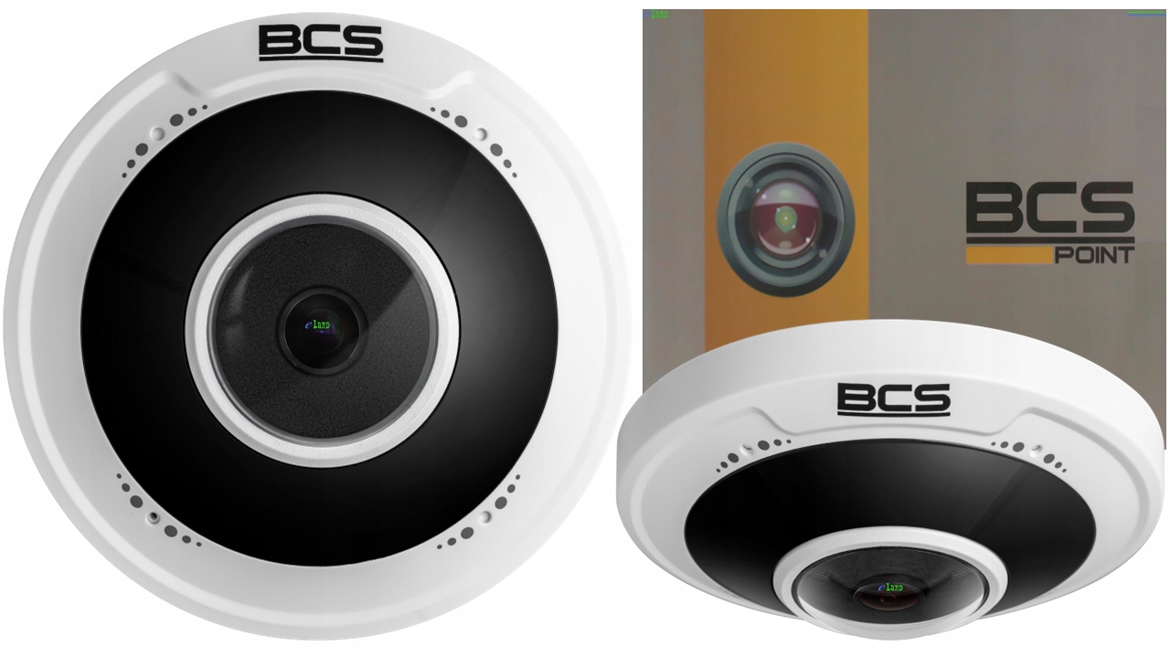 Kamera Ip fisheye BCS-P-FIP25FWR1/ 5MPx, mikrofon