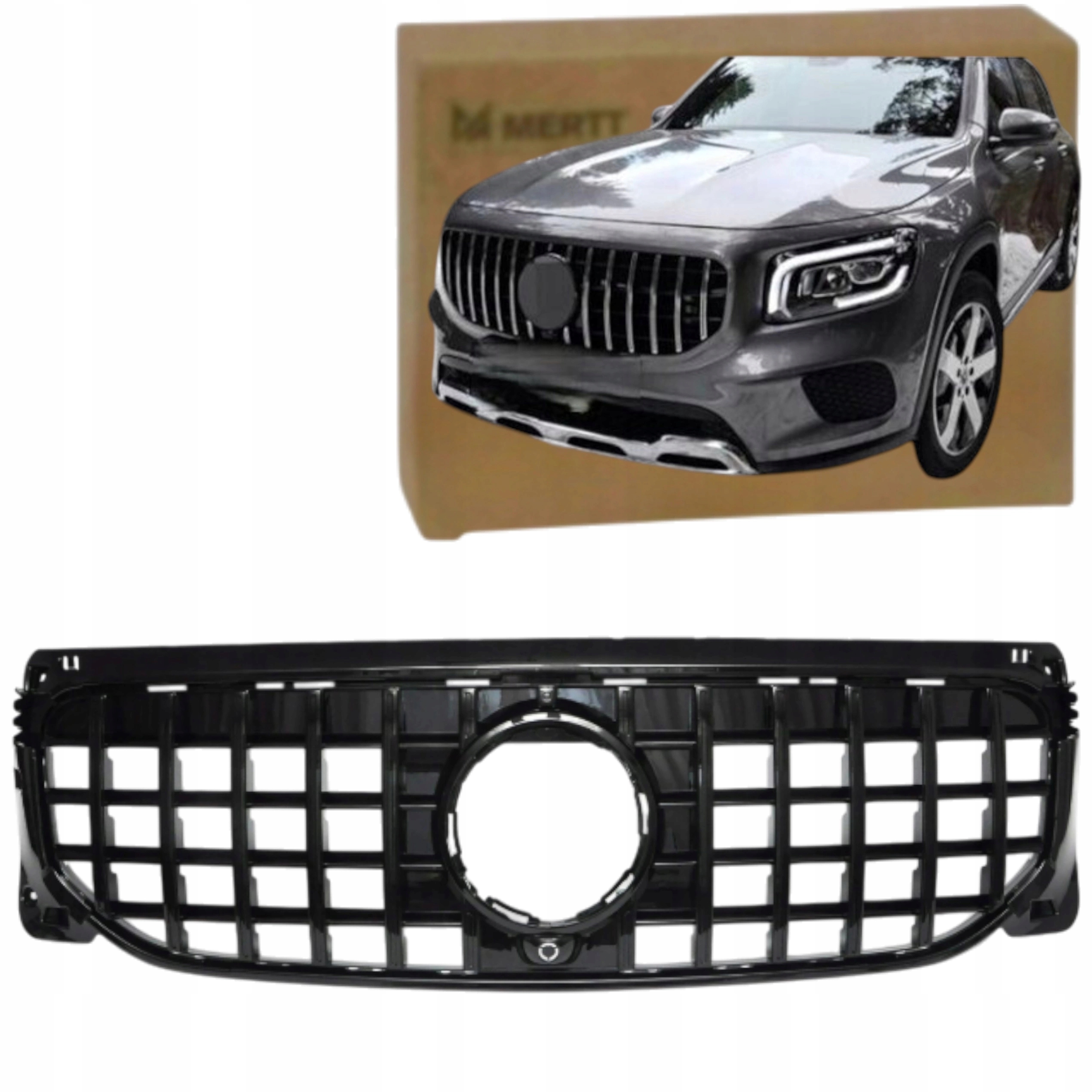 Grill atrapa nárazníku mřížka Mercedes Glb X247 2019+ Amg Gt
