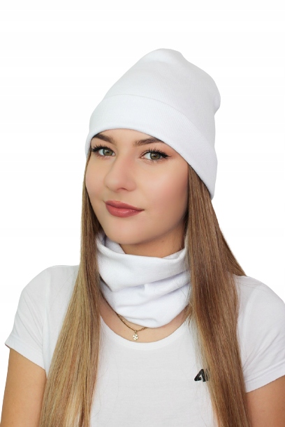 

Czapka Justynka b-1 z prążka podwójna Eva Design