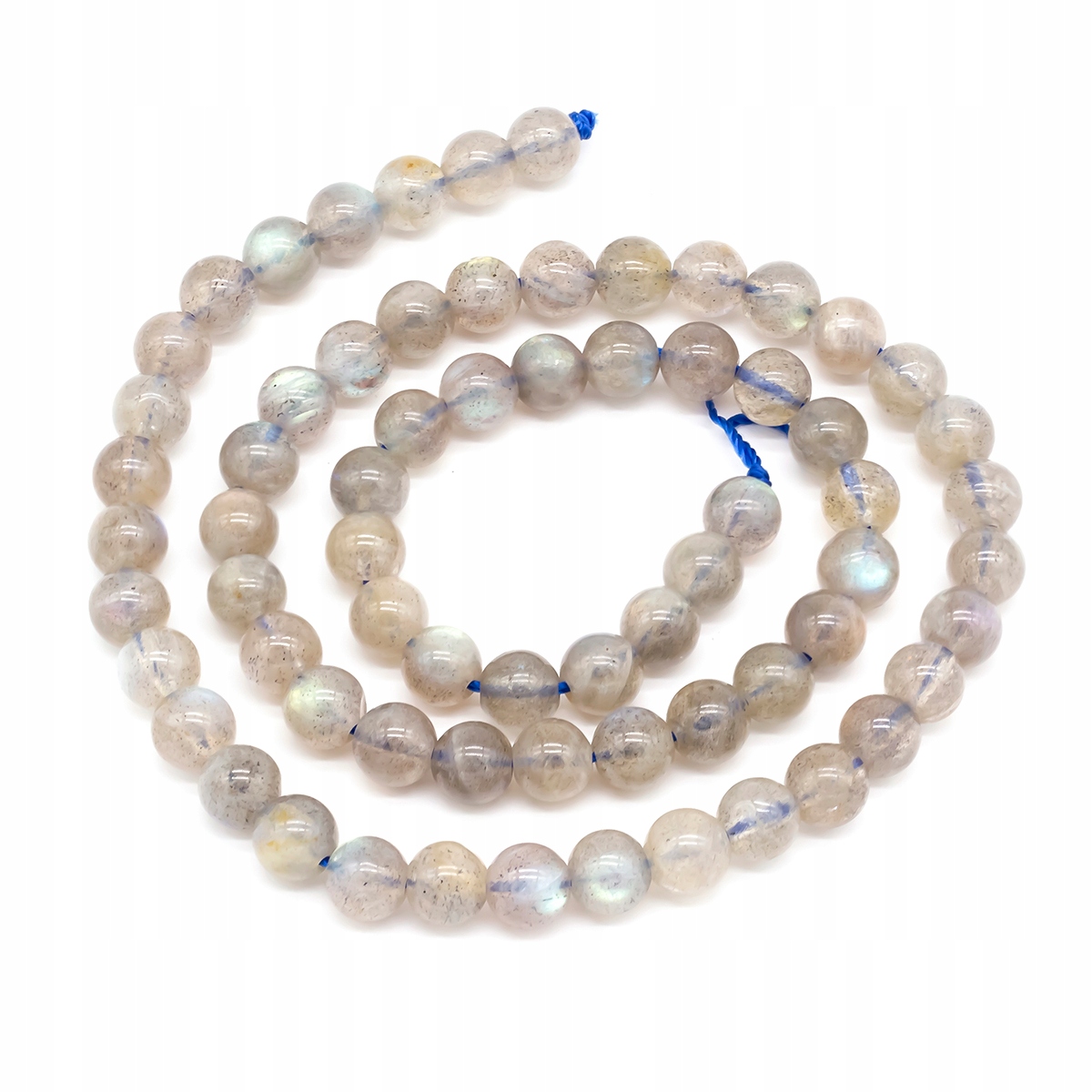 Přírodní Labradorit třídy Aa 6mm 63ks/37.5cm/nic