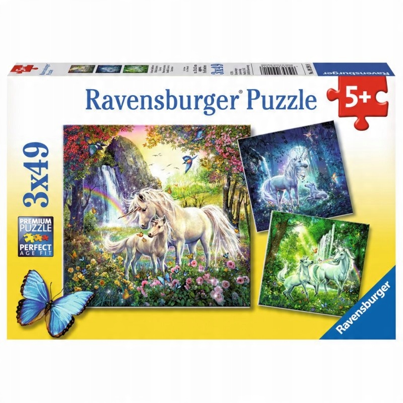 

Puzzle Piękne Jednorożce 3x49 RAP092918