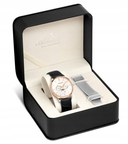 Nový Originální Pánské Hodinky Adriatica A1274.R213QF-SET dárková sada