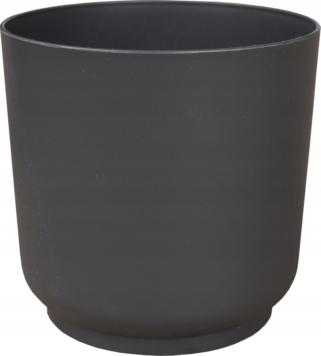 

Doniczka okrągła Satina śr. 13 cm- Antracyt