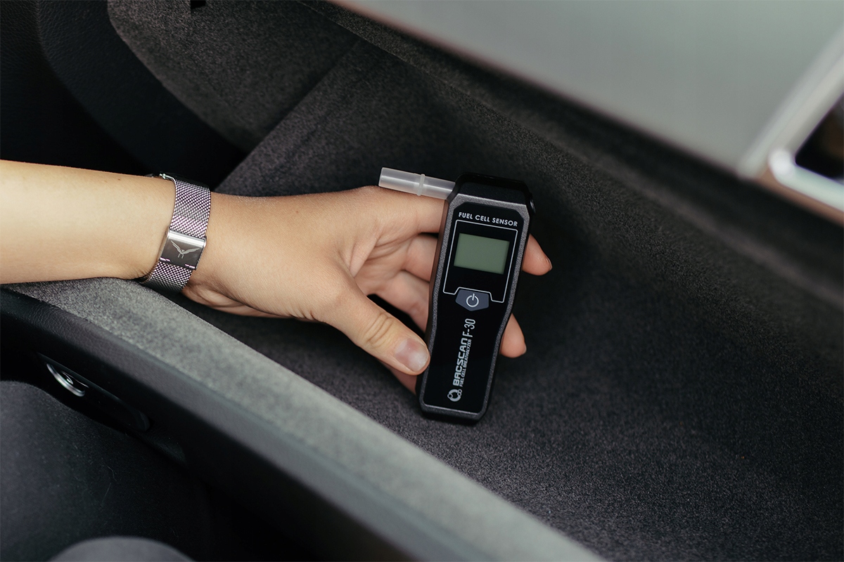 Alkomat BACSCAN F 30 ustniki kalibracje Measuring range 04