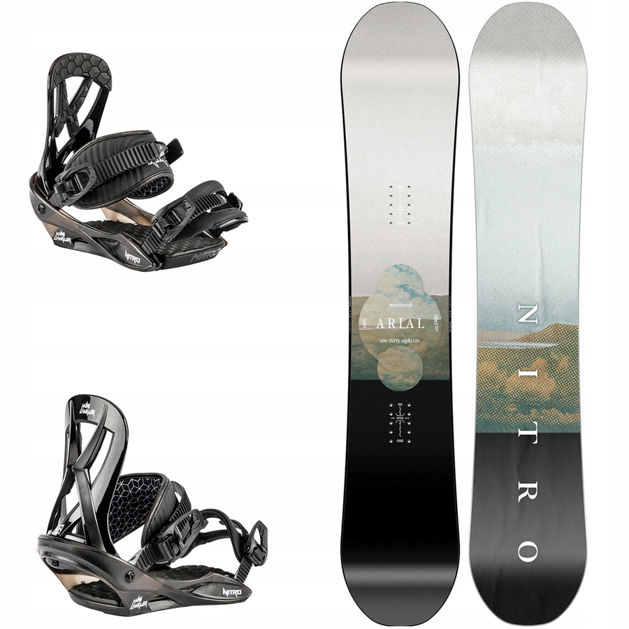 Nitro: Arial Charger Mini juniorski snowboard wiązania| z 570€| 146/S