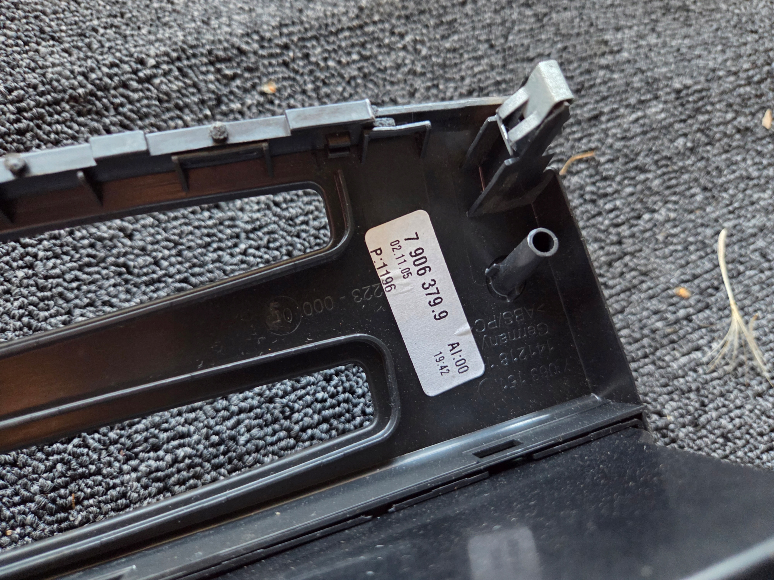 PANEL klími klimatizaci DWUSTREFOWY BMW 5 E61 6978435