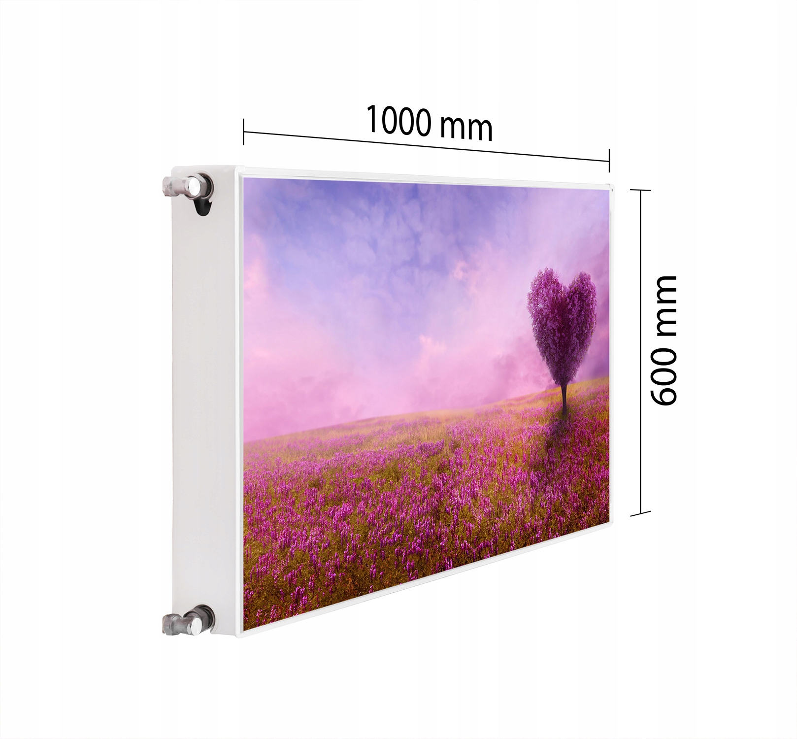 Kryt Na Radiátor Maskovač 100x60 Dřevo Podložka Magnet