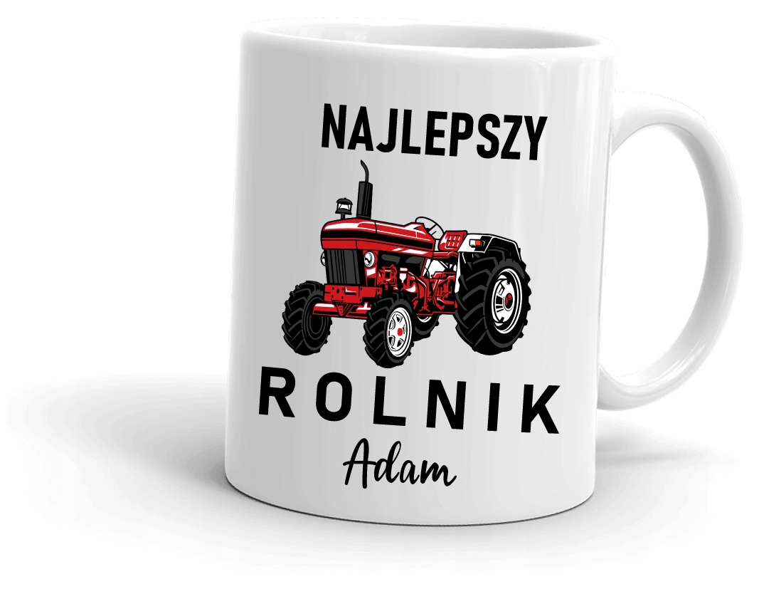 Kubek Traktor Ciągnik Najlepszy Rolnik dowolne imię