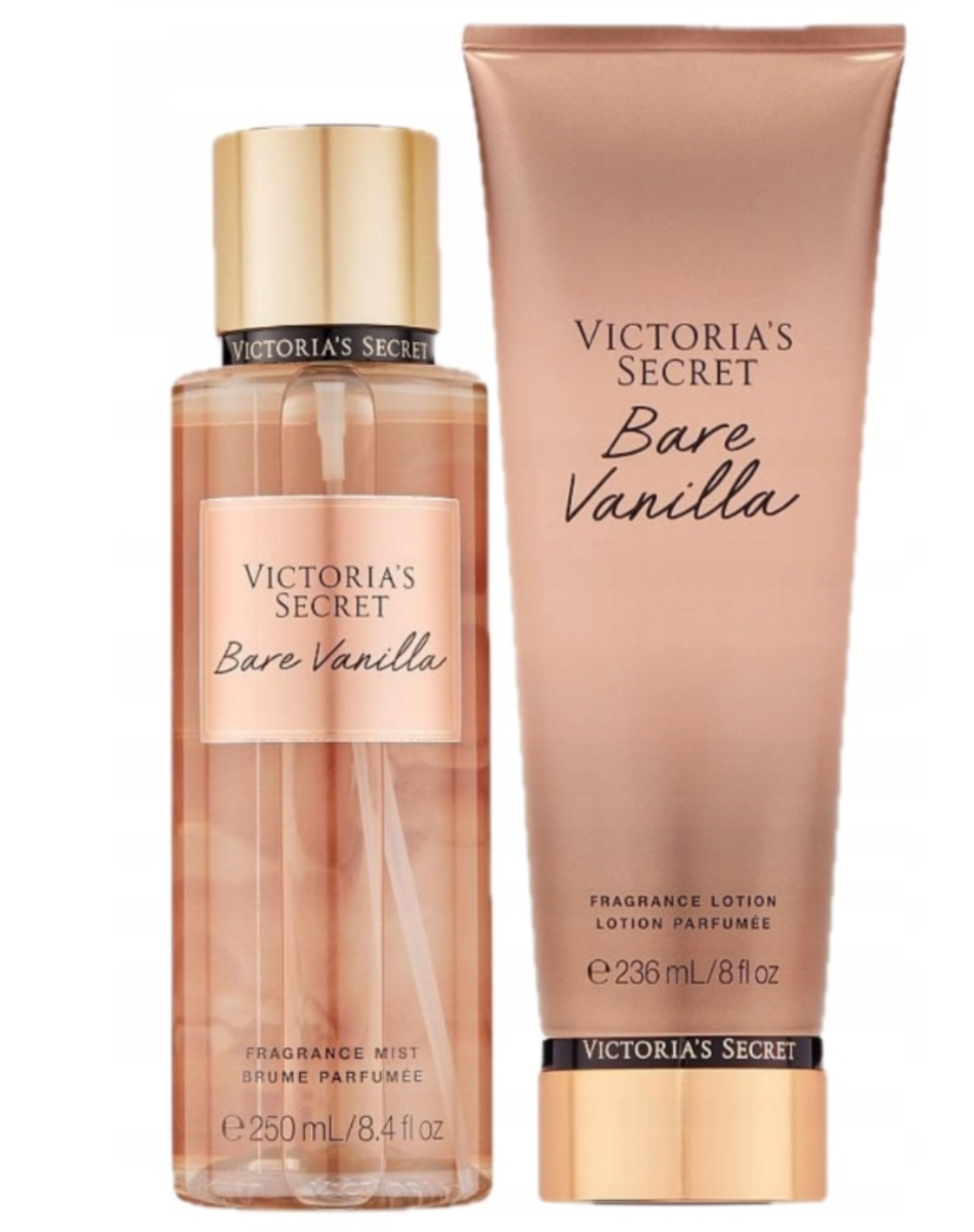 Victoria's Secret Bare Vanilla mgiełka do ciała 250 ml Balsam 236ml Usa
