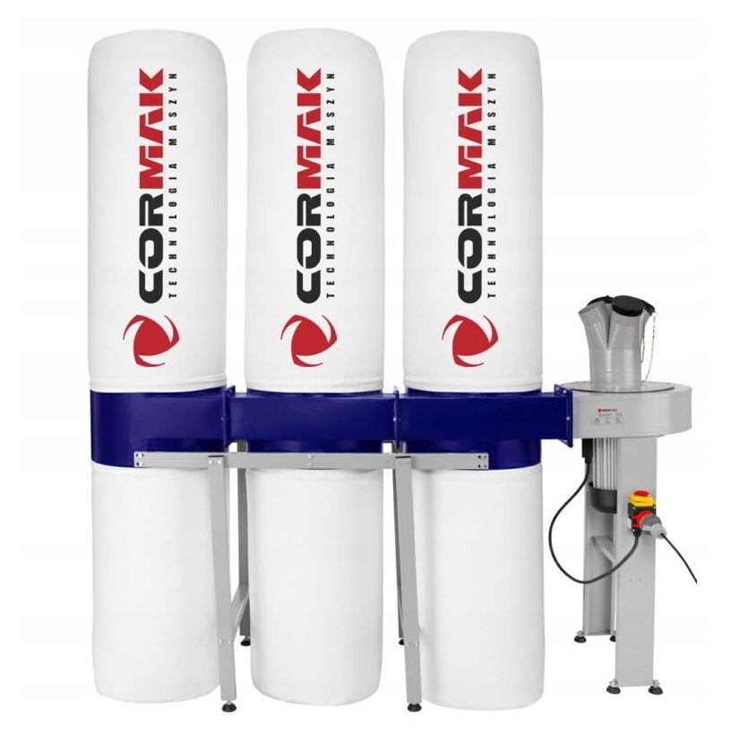 Odciąg do wiórów CORMAK FM350 4860M3/H 6X PŁÓCIENNE WORKI GÓRA / DÓŁ HIT!