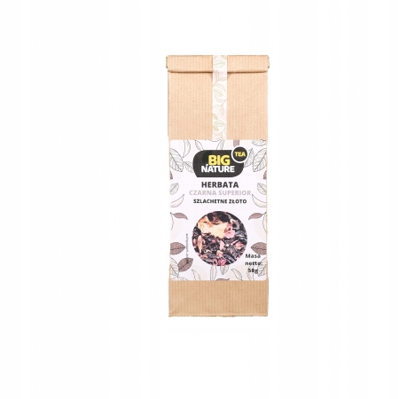 Herbata czarna SUPERIOR SZLACHETNE ZŁOTO 50g - BIG NATURE — 2