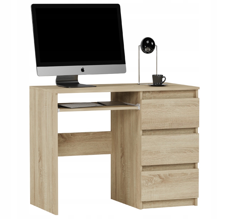 Nowoczesne BIURKO KOMPUTEROWE 96 STOLIK STÓŁ N-3 SONOMA