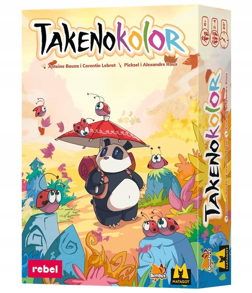 Takenokolor Rebel Rodzinna Gra Familijna Planszówka Gry Planszowe Dziecięce