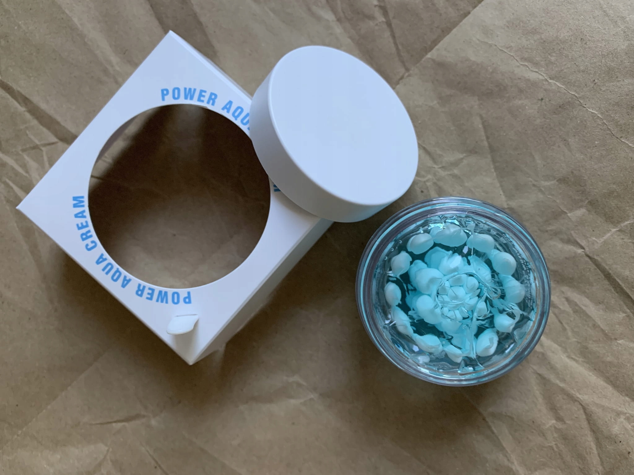 MEDI-PEEL Power Aqua Cream 50 g - nawilżający krem-żel z kapsułkami hialuronowymi — 6