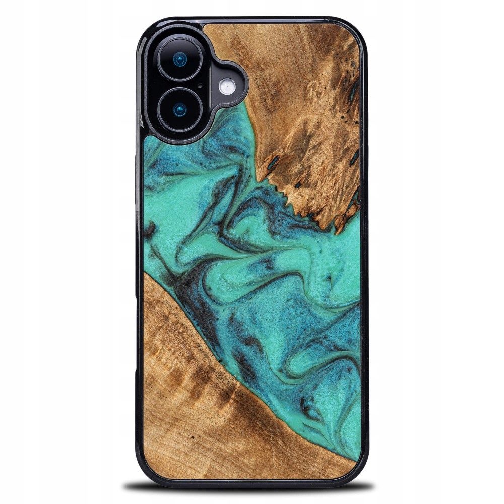 Pouzdro Bewood Unique pro iPhone 16 Plus tyrkysové